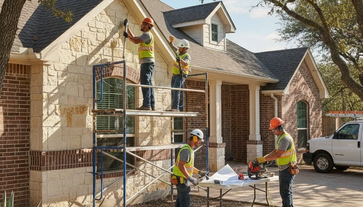 San Antonio TX plumber repairing a leak for residential plumbing service